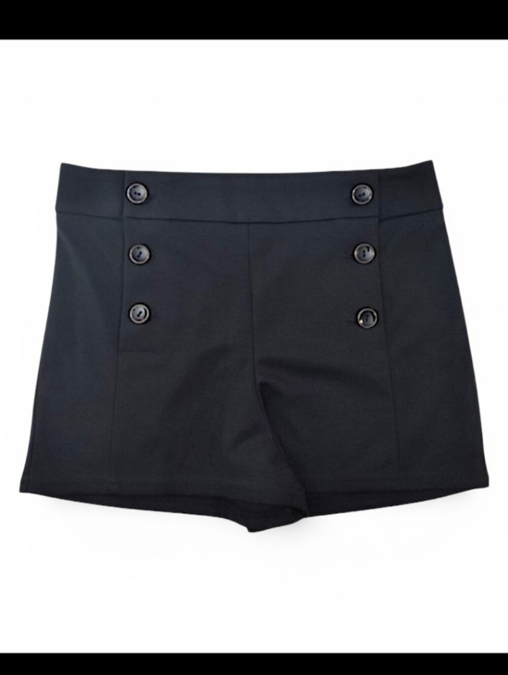 Hi-waist Sailor-front shorts by Love...Ady Womens Size Small